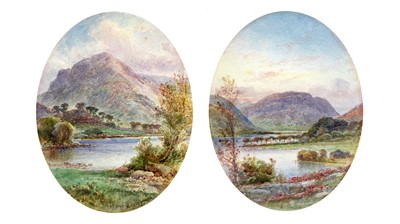Lot 51 - Malcolm Crosse - Buttermere, and Honister Cragg; English Lake District | watercoloour