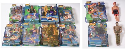 Lot 186 - Mattel Max Steel figurines.