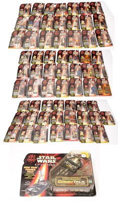Lot 199 - Hasbro Star Wars Episode I Conntalk Ship figurines.