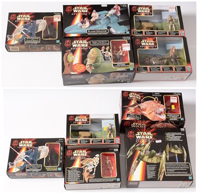 Lot 200 - Hasbro Star Wars Episode I box sets.