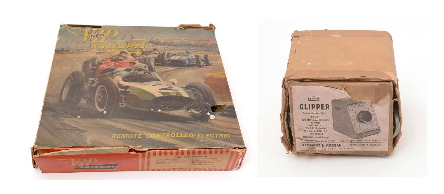 Lot 343 - A 1950s VIP Raceways motorcar race set