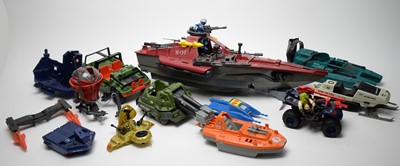 Lot 304 - Hasbro G.I. Joe Action Force boats and others