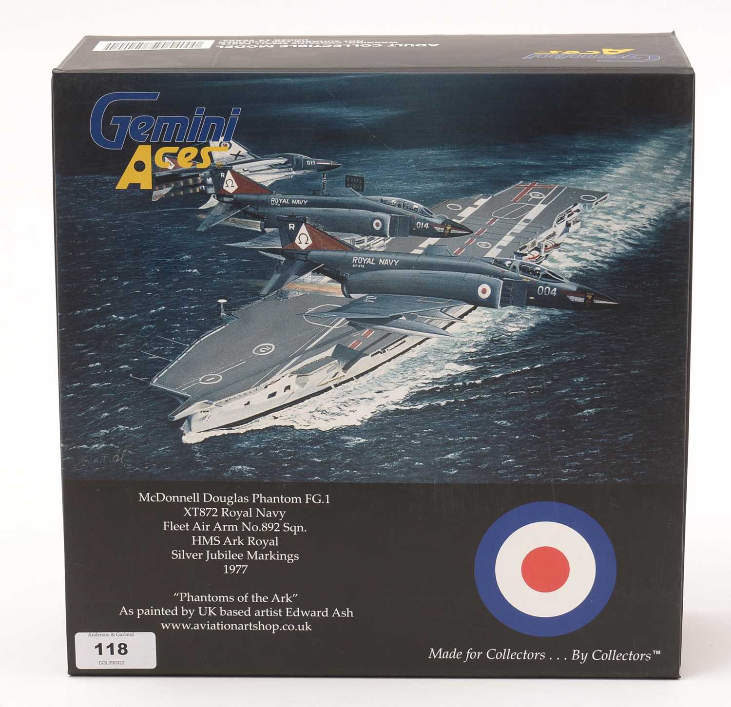 Lot 118 - Gemini Aces 1:72 scale diecast model