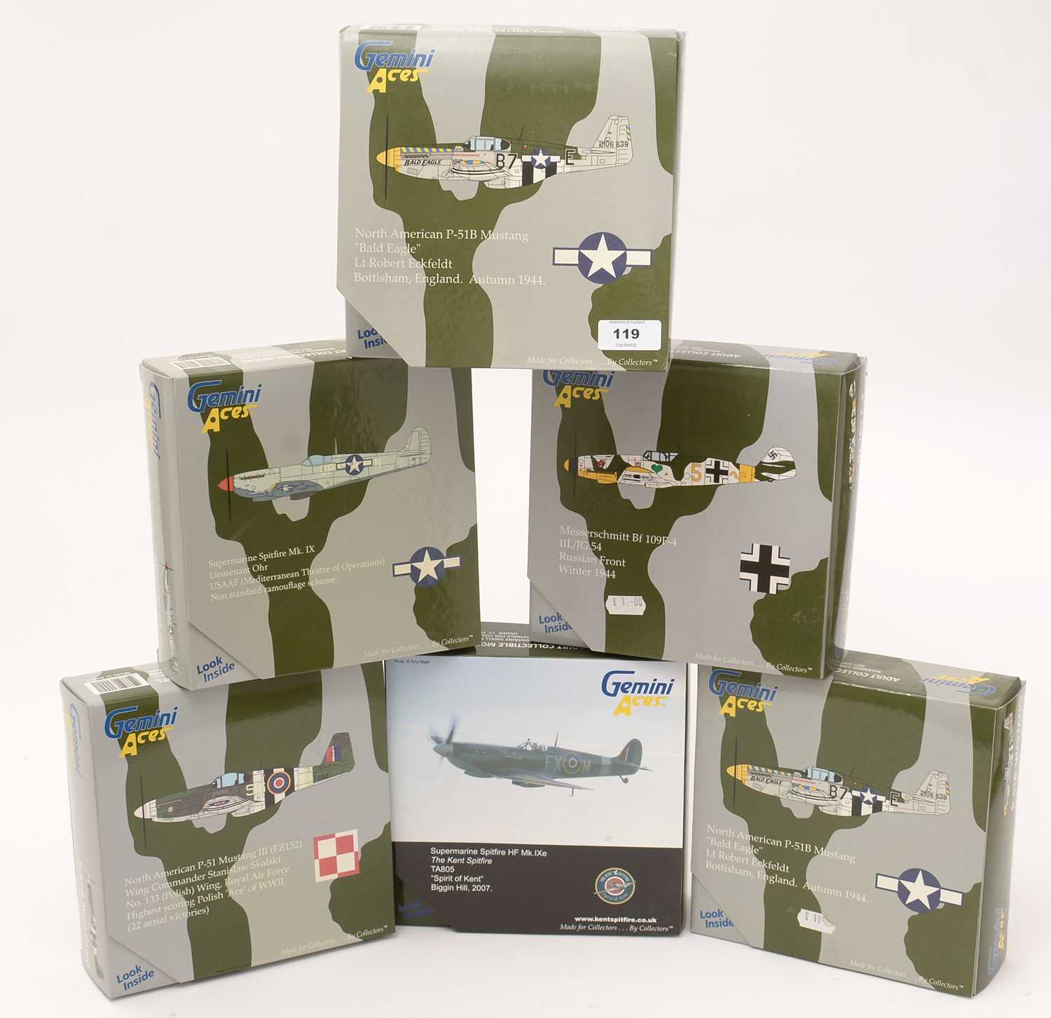 Lot 119 - Gemini Aces 1:72 scale diecast models