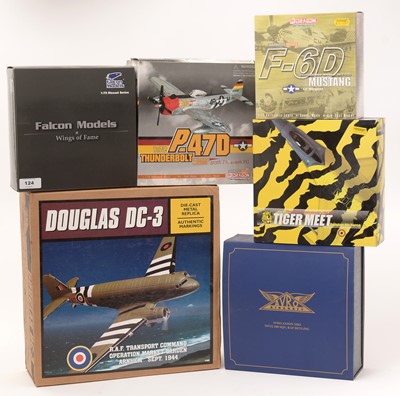 Lot 124 - Diecast model aircraft, various