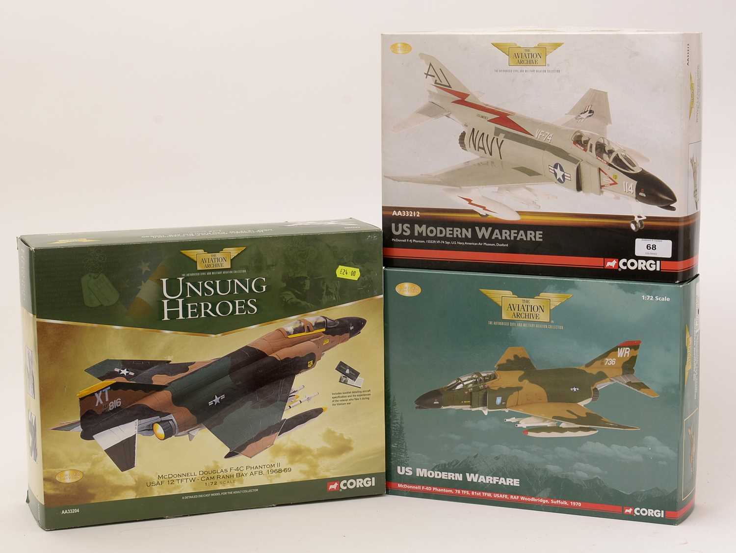 Lot 68 - Corgi The Aviation Archive 1:72 scale diecast aircraft