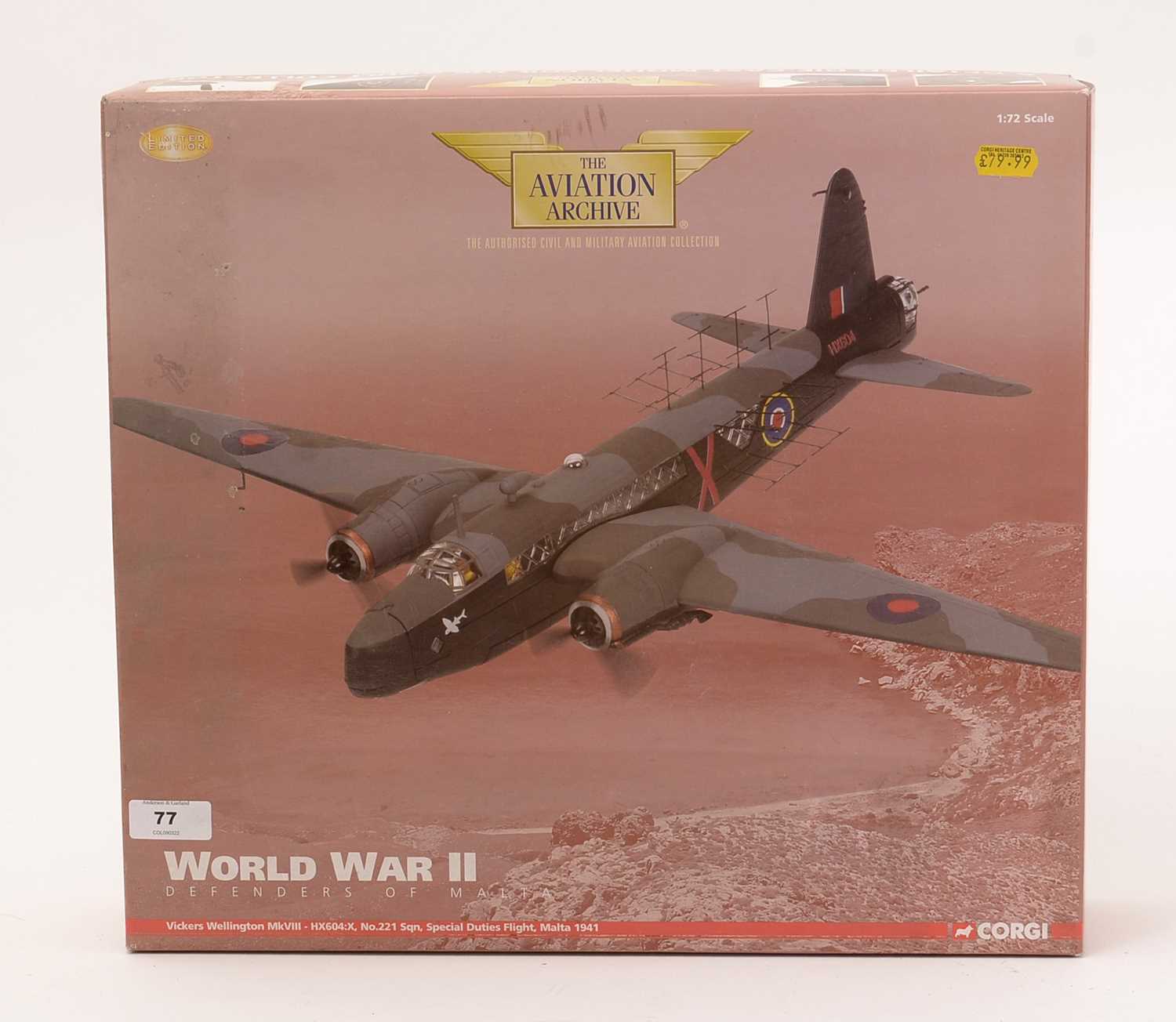 Lot 77 - Corgi The Aviation Archive 1:72 scale diecast aircraft