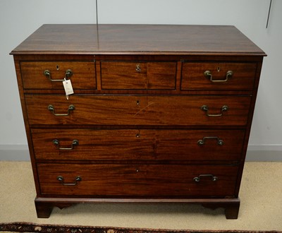 Lot 56 - A George III mahogany chest