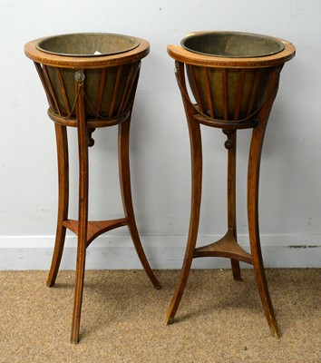 Lot 19 - Hooke & Son jardinière stands