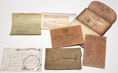 Lot 599 - Selection of fishing tackle, ephemera, etc.
