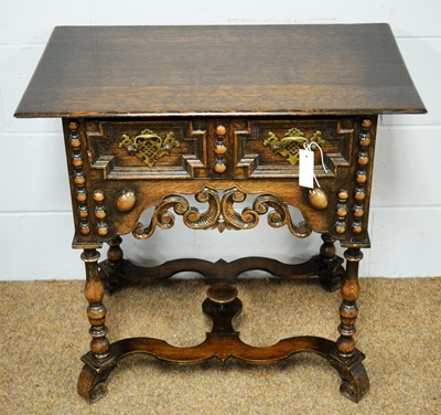 Lot 6 - A 17th Century style side table