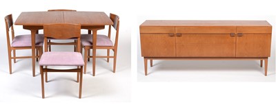 Lot 354 - Nathan: a teak dining room suite.