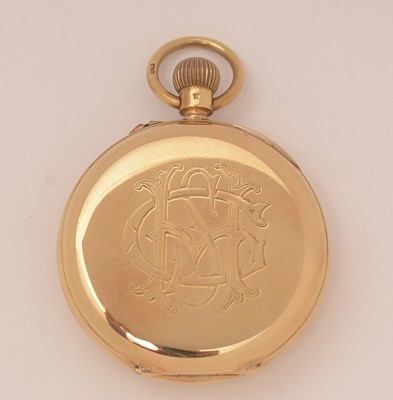 Lot 11 - J.W. Benson, London: an 18ct yellow gold open faced pocket watch