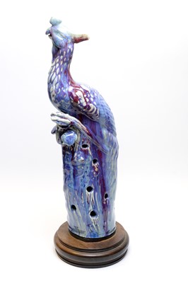 Lot 458 - Chinese flambe phoenix