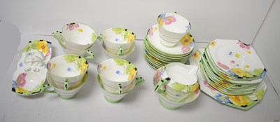 Lot 466 - A Paragon Art Deco 'Iceland Poppies' tea service