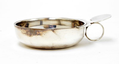 Lot 168 - An American sterling standard silver wine taster