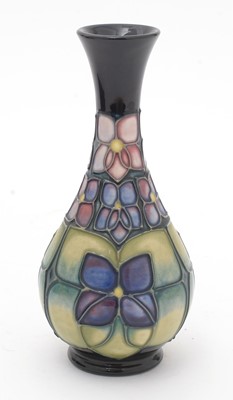 Lot 473 - Moorcroft Violet pattern small vase