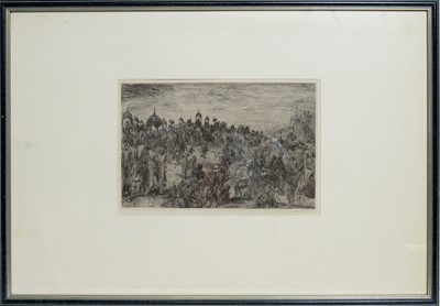 Lot 18 - Marius Alexander Bauer - And the Earth Trembled | etching
