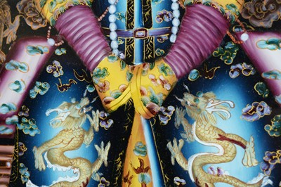 Lot 739 - Chinese reverse painting on glass