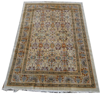 Lot 373 - A Tabriz rug