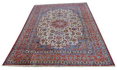 Lot 97 - An Isfahan carpet