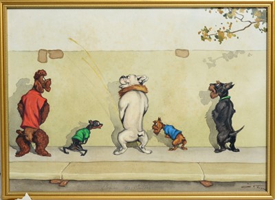 Lot 244 - Boris O'Klein - watercolour