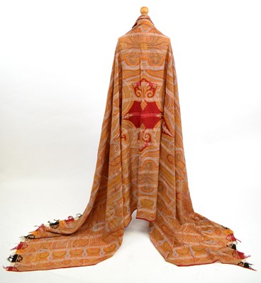 Lot 1194 - A Victorian printed Paisley shawl