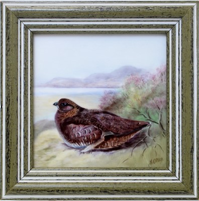 Lot 519 - Nigel Creed Worcester plaque