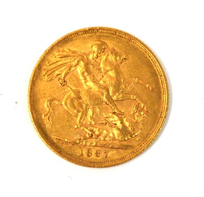 Lot 106 - An Australian Queen Victoria gold sovereign