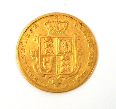 Lot 111 - A Queen Victoria gold half sovereign, 1840.