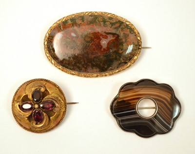 Lot 136 - Three brooches