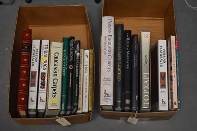 Lot 210 - Selection of hardback books relating to Rugs & Carpets.