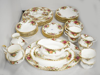 Lot 489 - Royal Albert 'Old Country Roses' dinner and tea service.