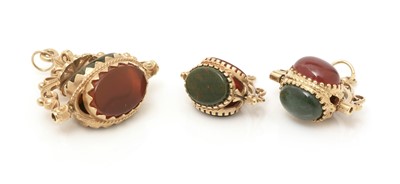 Lot 341 - Three swivel fobs