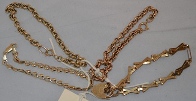 Lot 218 - Four bracelets