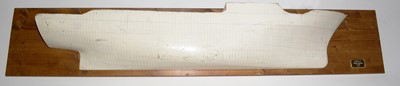 Lot 988 - A Ship Builder's half block model of the Northella