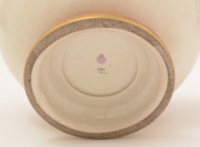 Lot 779 - Royal Worcester potpourri vase and cover.