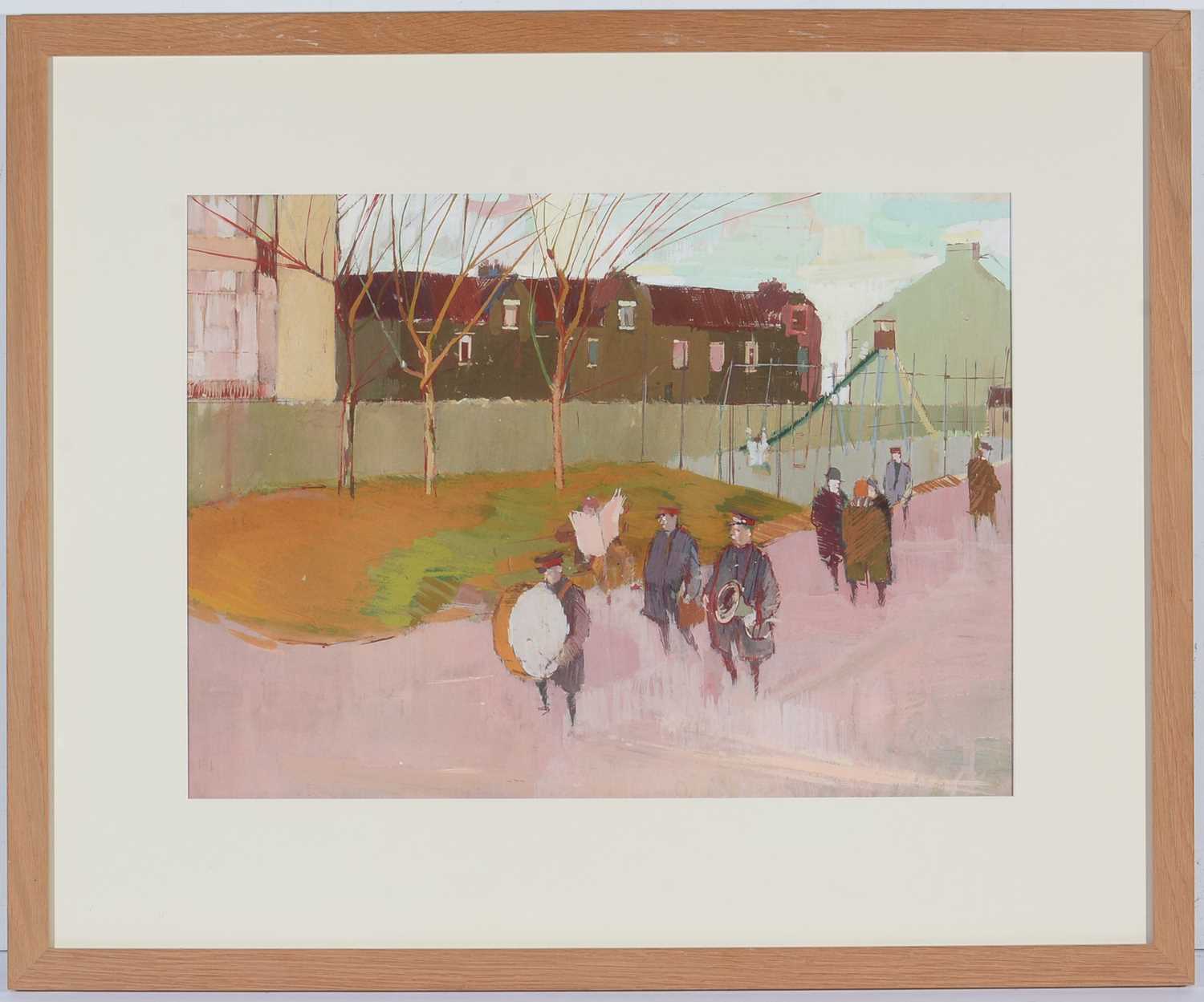 Lot 50 - 20th Century Scottish School - Salvation; After the Music is Over | gouache