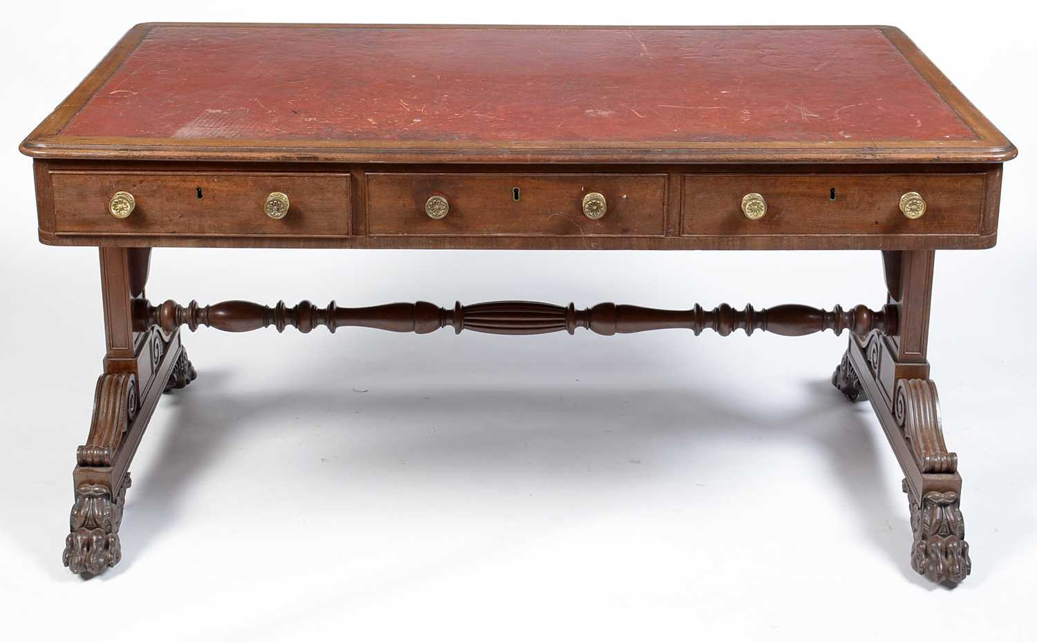 Lot 1079 - Gillows, Lancaster: a Victorian mahogany library table.
