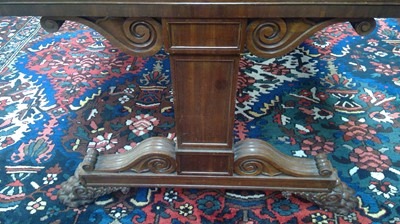 Lot 1079 - Gillows, Lancaster: a Victorian mahogany library table.