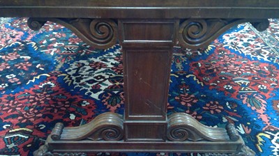 Lot 1079 - Gillows, Lancaster: a Victorian mahogany library table.