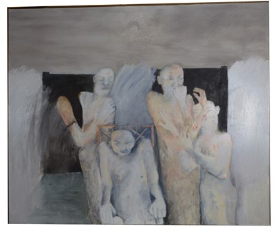 Lot 224 - Louise Hopkins - Figures | oil