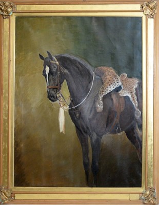 Lot 978 - John Charlton - oil on canvas.