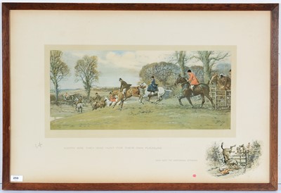 Lot 259 - After Charles "Snaffles" Johnson Payne - photolithograph