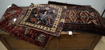 Lot 123 - Four Turkoman saddle bags.