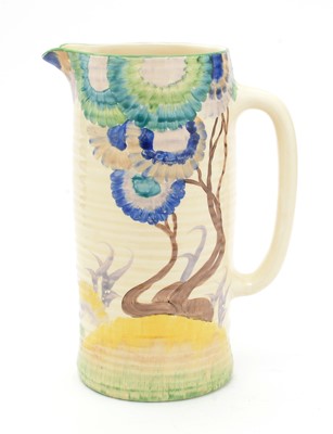 Lot 506 - Clarice Cliff Aurea pattern jug