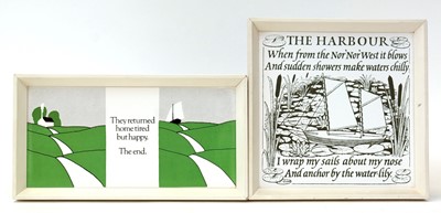 Lot 450 - Ian Hamilton Finlay - ceramic tiles