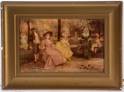 Lot 344 - A Victorian crystoleum