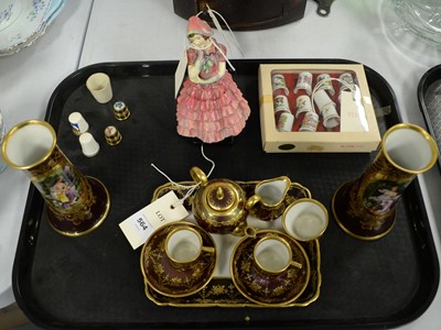 Lot 564 - A Royal Doulton figure of 'Maisie' and other ceramics.