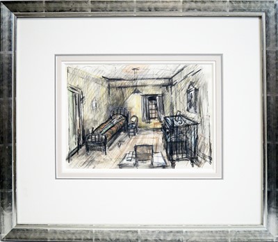 Lot 838 - Tom McGuinness - chalks and charcoal